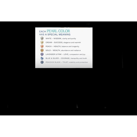 🦪 Original Vantel Pearls dog tag key chain w/ pearl - Picture 3 of 3